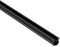 SCHMIDT systemprofile Abdeckprofil 2000mm Nut 8 Einfassprofil schwarz Glashalter Nutenprofil Kantenprofil 2m Aluprofil-Zubehör