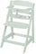 roba Babyhochstuhl Sit Up Flex - Mitwachsender Hochstuhl aus Holz - Verstellbarer Kinderhochstuhl mit Schrittgurt - ab 6 Monaten bis 70 kg - Mint