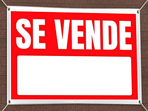 Cartel Lona PVC SE Vende Personalizado (100 x 70 cm)