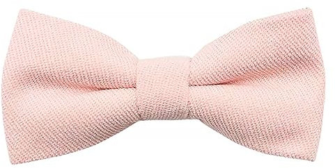 Elastische Fliege für Kinder und Jungen, Baumwollmischgewebe, elastisch, rosa - soft pink, Length 10cm, width 5cm.