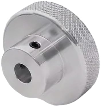 CHANCS Aluminiumlegierung Mini Handrad Handrad 80mm OD 20mm Bohrung Drehen Griffe für Drehbank/Fräse