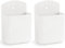 HAUYEST 2 Pcs Remote Control Holder Wall Mount, TV Controller Holder, Self Adhesive Remote Holder, Wall Pen Holder Storage Accessories for Home Office School (White)