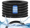 Frienda Teichrohr, knickfrei, PVC-Rohr, Wasser-Gartenablauf, langer gewellter, flexibler Schlauch für Gartenteiche, Springbrunnen, Aquarien (2,5 cm Durchmesser x 15,2 m)