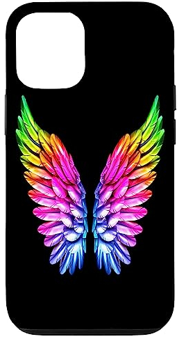 LGBT Regenbogen Engelsflügel Gay Lesbisch Queer LGBTQ Hülle für iPhone 14