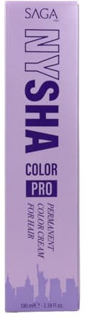 Tinte Permanente Saga Pro Nysha Color Nº 6.34 100 ml