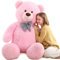 MorisMos 140cm riesen Teddy, Rosa groß teddybär XXL, weich Kuschelbär Plüschbär XXXL, Weihnachten Geschenke Mädchen Freundin Mutter