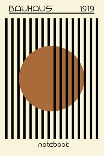 Bauhaus Notebook - Lined Notepad Journal - 100 Pages (6x9) Paperback