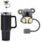 1Pc 10mm Cute Koala Bear Straws Covers Cap 0.4in Cute Animal Silicone Straws Toppers for Stanley 30&40 Oz Tumblers with Handle, Reusable Dust-Proof Drinking Straws Tips Lids,Straw Protectors