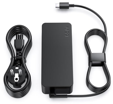 65W für Lenovo USB C Netzteil Ladekabel Laptop Ladegerä für LenovoThinkpad X1 Carbon Yoga Chromebook Laptop Ladekabel 3M (New Lenovo PD 65W)