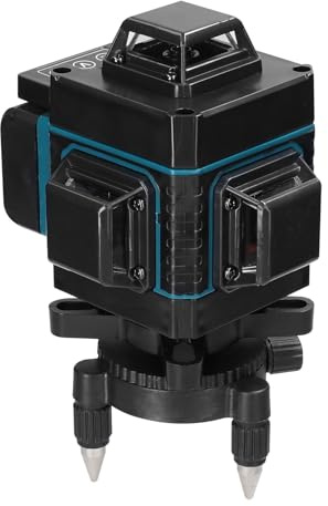 Hancaner 16 Lines Funzione Multifunzionale, Livella Autolivellante 3° di Autolivellamento, per Costruzione, Appendere Immagini, Telecomando (Scattata senza treppiede)