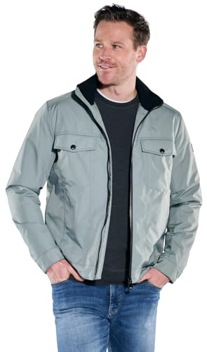 Herren Funktionsjacke im Jeansjacken-Style, Gruen