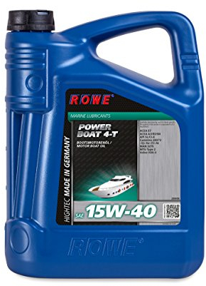 Rowe Hightec Power Boat 4-T SAE 15W-40 4-Takt Boots-Motoröl (5Liter)