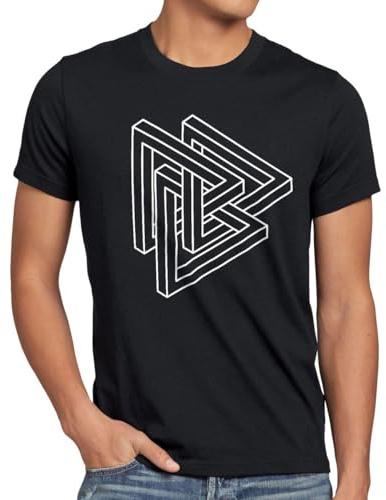style3 Escher Dreieck Herren T-Shirt Sheldon