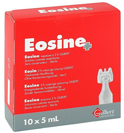 EOSIN 2% wässrige Pflegelösung steril 10X5 ML PZN 631002