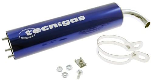 Auspuff Endschalldämpfer Blau für Tecnigas NEXT/TEK