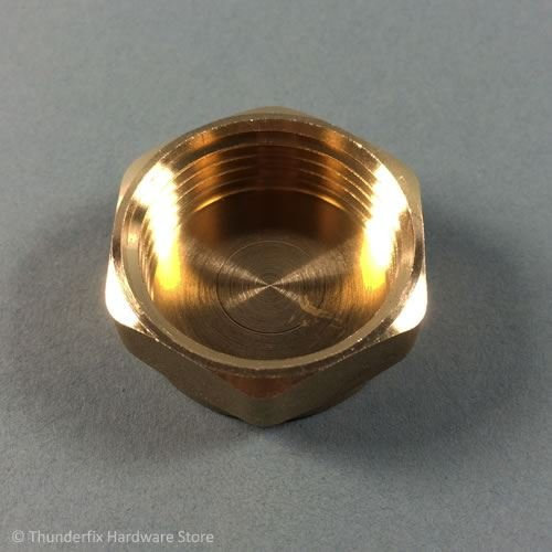 Stop End Cap 1 BSP Blanking Cap Brass Fits 30mm Thread