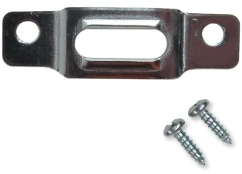 PHS T-Screw Security Plate Lock - 100 Pack Wood Frame Security Hanger - Anti Theft Picture Hangers, Secure and Easy to Install Picture Frame Hardware and Hanging Hardware for Wall Art