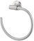 AMARE Handtuchring | silber | Handtuchhalter aus Edelstahl | Kleben oder Bohren | Handtuchspender für Bad und Küche | Handtuchhalterung rund 21 x 21 x 6,5 cm