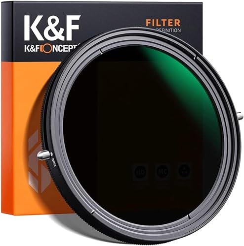 82mm Filtre polarisant polarisant Circulaire Ajustable 5 étapes CPL + Filtre ND Variable 2 en 1 ND2 ND4 ND8 Filtre ND16 à ND32 Nano-revêtement MRC 18 Couches MRC Nanotec scellé Contre Les intempéries