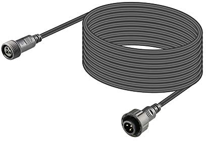 Waterproof XLR Connection Wire, 5m/16.4ft IP Rated Extension Cable, Outdoor Dmx Cable Connector Converter for Stage Lights, Hand in Hand 3 Pin Dmx Terminator Plug, Waterproof Wire Caps