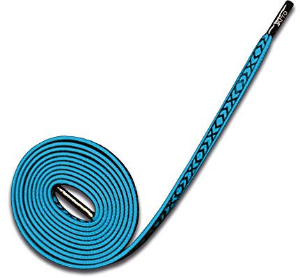 LACEXPro Lacci per scarpe sportive - Estrema precisione - Rivestimento impermeabile in silicone - Colore blu scuro