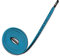 LACEXPro Lacci per scarpe sportive - Estrema precisione - Rivestimento impermeabile in silicone - Colore blu scuro