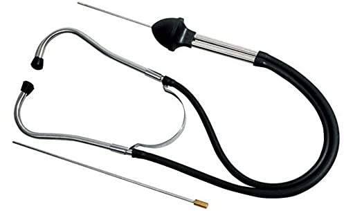 ANCLLO Mechanics Stethoscope Kit, Kfz-Motordiagnose-Testgerät für empfindliche Hörgeräte, Motortester, Auto-Edelstahl-Mechanikzylinder-Stethoskop Automotor-Diagnosewerkzeug-Hörwerkzeug