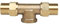 Brass Three Way Washing Machine Hose Connector Tee Adapter for Water Piping Systems, Pressure Washer Connecting, Outdoor Garden