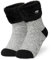 CityComfort Kuschelsocken Damen, Dicke Rutschfeste Haussocken (Grau Mergel)