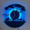 Wanduhr, Vinyl-Schallplatte, LED, der König der Löwen, kreative Nachtlampe, 7 Farben, leuchtende Wanduhr für Wohnzimmer, Schlafzimmer, Heimdekoration, Geschenk