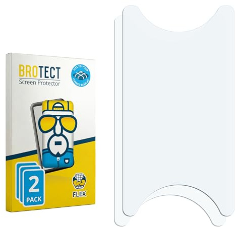 BROTECT Schutzfolie für Oral-B iO 8 | 2 Stück Transparenter Displayschutz Made in Germany Klare Full-Screen Folie Full-Cover 3D Curved Montage Kit