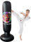 LncBoc Sac de Boxe Gonflable 160cm/63 Inch Sur Pied, Punching-Ball Autoportant Pour Fitness, Frappe et Entraînement, Pour Enfants et Adultes