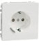 Schneider Electric Merten Smart Home Connected Schuko-Steckdose, 16A, kompatibel mit Alexa und Google Home, System Design, lotosweiss, Artikelnummer MEG2380-6035