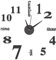 Eurobuy 3D Wandaufkleber Uhren,Rahmenlose Große Wanduhr mit Großen Zahlen,DIY Leise Uhr für Zuhause, Wohnzimmer, Schlafzimmer, Büro