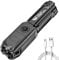 Lampe de poche portable pour extérieur - Rechargeable par USB - Lampe de poche - Zoom tactile - Éclairage LED X8n8