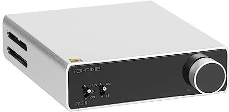Topping PA5 II Leistungsverstärker, 100 W x 2, Klasse D vollständig symmetrischer Verstärker, TRS/RCA-Eingang, 12 V Trigger-Stereo-Heim-Audio-Verstärker