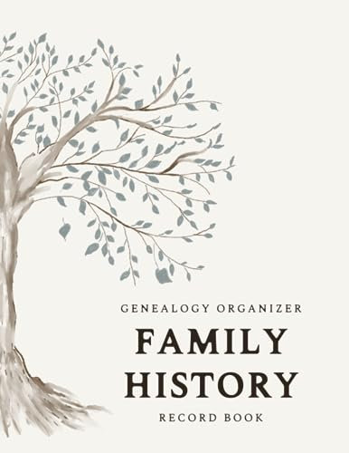 Family History Record Book: Genealogy Organizer with Ancestry Family Tree, Records of Ancestors and Cousins, World Maps for making notes and more (Family History Records: A Multilingual Series)