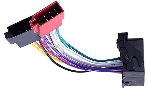 Toiumops Cable Adaptateur pour Renault Fluence Megane III Scenic Grand Scenic 2010+, autoradio Adaptateur ISO commutateur câble Faisceau de câblage