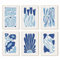 Matisse Flower Wandkunstdrucke Blau Abstrakte Wanddekoration Ästhetische Matisse Leinwand Wandkunst Picasso Galerie Poster Matisse Preppy Bilder Blumengemälde für Badezimmer 20,3 x 25,4 cm ungerahmt 6