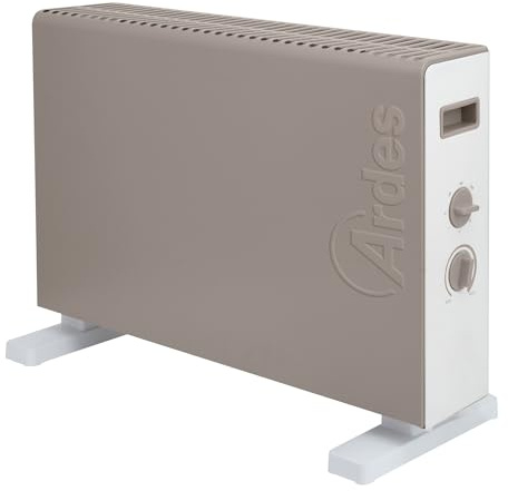ARDES THOR T AR4C08T Convettore elettrico 2000 W con 3 livelli | termostato regolabile e funzione turbo per riscaldamento efficiente a basso consumo in ambienti domestici