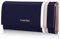 Pomelo Best Geldbörse Damen Portemonnaie Damen Gross RFID Blocker Schlanke Brieftasche mit Vielen Kartenfächer und Münzfach (Marineblau)