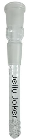 Jelly Joker HQ Lochdiffusor Chillum Kupplung mit 18.8/18.8 Laborschliff alle Längen (14 cm 18.8er Schliff)