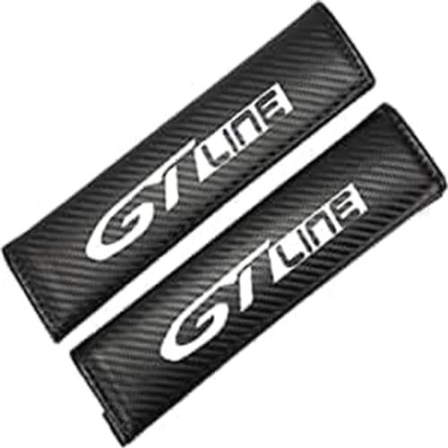 ELYZF 2stück Auto Gurtpolster für Peugeot Gtline GT GTI 508 5008 3008 208 Atmungsaktiv Weicher Bequemer Sicherheitsgurt Bezüge Abdeckungen Abnehmbar Schulterpolster