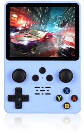 NULA R35S - Console da gioco in stile retrò, con 20 + emulatori e 16 G + 128 G scheda 20000+ giochi classici, schermo IPS da 3,5 pollici Pocket Games, emulatore portatile, 3500 mAh 7 ore