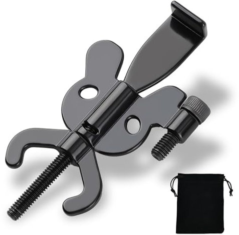 BORISCA Cerradura Portatil Puerta Viaje Ajustable Seguro Puerta Hotel con Bolsa, Seguridad y Privacidad Pestillo de Bolsillo para Puerta, Acero Inoxidable Pestillo Portatil para Hotel, Dormitorio