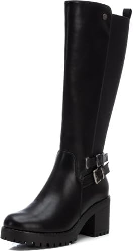 REFRESH - Stivale da donna - Calzature comode e versatili - Moda casual, nero 50, 36 EU