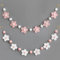 2 Stück Filz Girlande Blumen Girlande Weiß Rosa Filz Kugeln Blume Banner Daisy Girlande Cute Blumengirlande Gänseblümchen Deko Felt Flowers Banners Retro Flower Banner Für Zimmer Deko Schlafzimmer