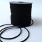 Suede Cord Flat Faux Leather String for Jewelry Bracelet Necklace Making Beading Thread DIY Crafts 10m (Black)