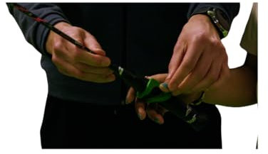 GRIPFIXER Badminton | Ensures The Correct Grip | The Ultimate Training Equipment & Teaching aid | Danish Innovation | Small-Right