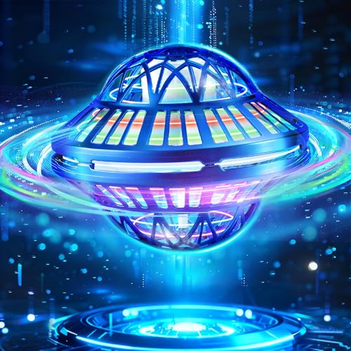 Lovchil Flying Orb Ball Toys 2025, 360° Hover Ball, Magic Flying Balls, Flying Spinner Mini Drone, With LED Easy Control Boomerang Balls, UFO Smart Sensor Toys Gift for 6 7 8 9 10+ Old Boys Girls
